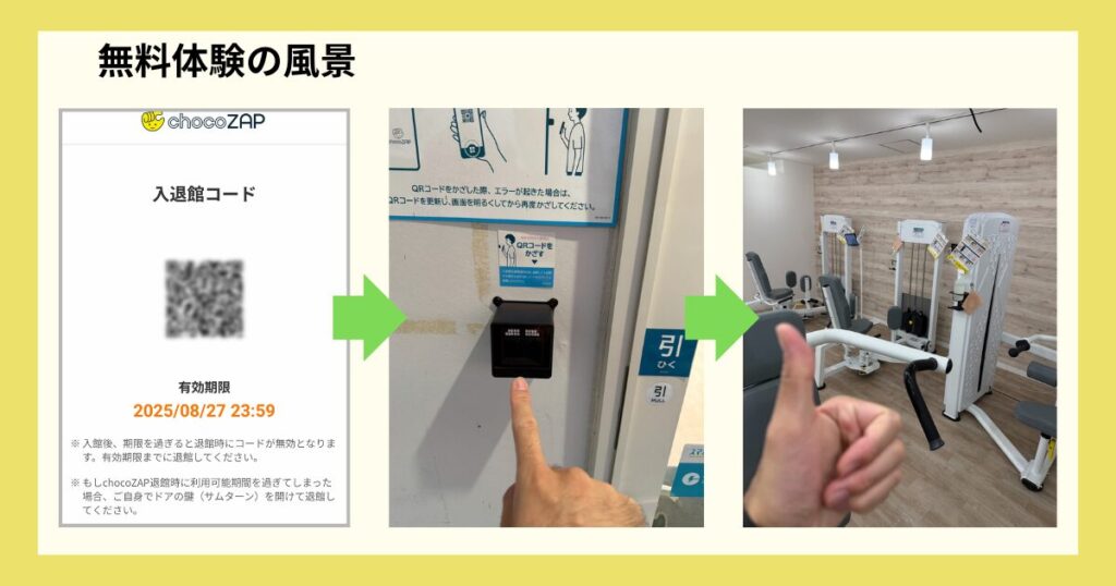 無料体験の風景