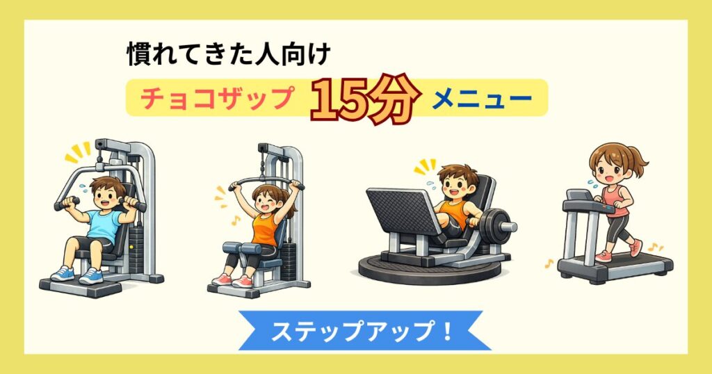 チョコザップ15分メニュー