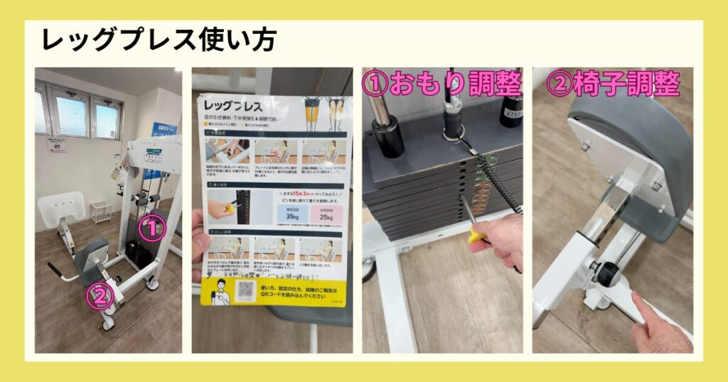 レッグプレス_使い方